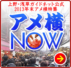 上野・浅草ガイドネット公式 年末アメ横特集「アメ横NOW」