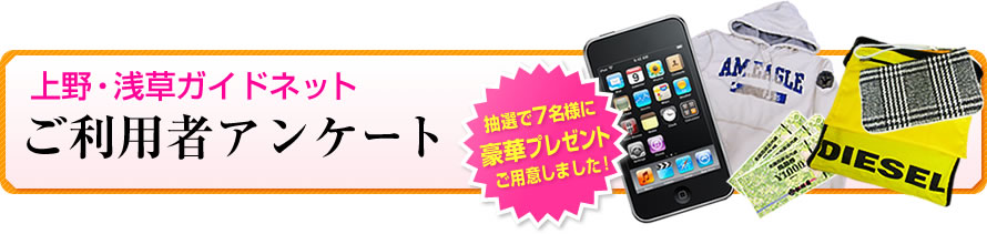 上野・浅草ガイドネット ご利用者アンケート