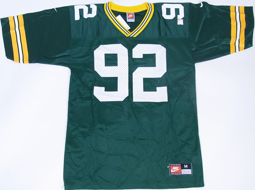 NFL グッズ “DeadStock” NIKE レプリカフットボールジャージ#92 レジー・ホワイト / Reggie White (緑