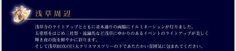 浅草周辺　イルミネーション