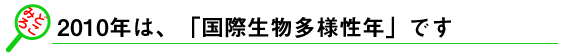2010ǯϡֹʪ¿ǯפǤ